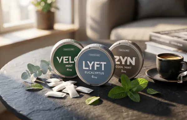 مقایسه جامع بهترین برندهای نیکوتین پاوچ بازار: Zyn، Velo و WG